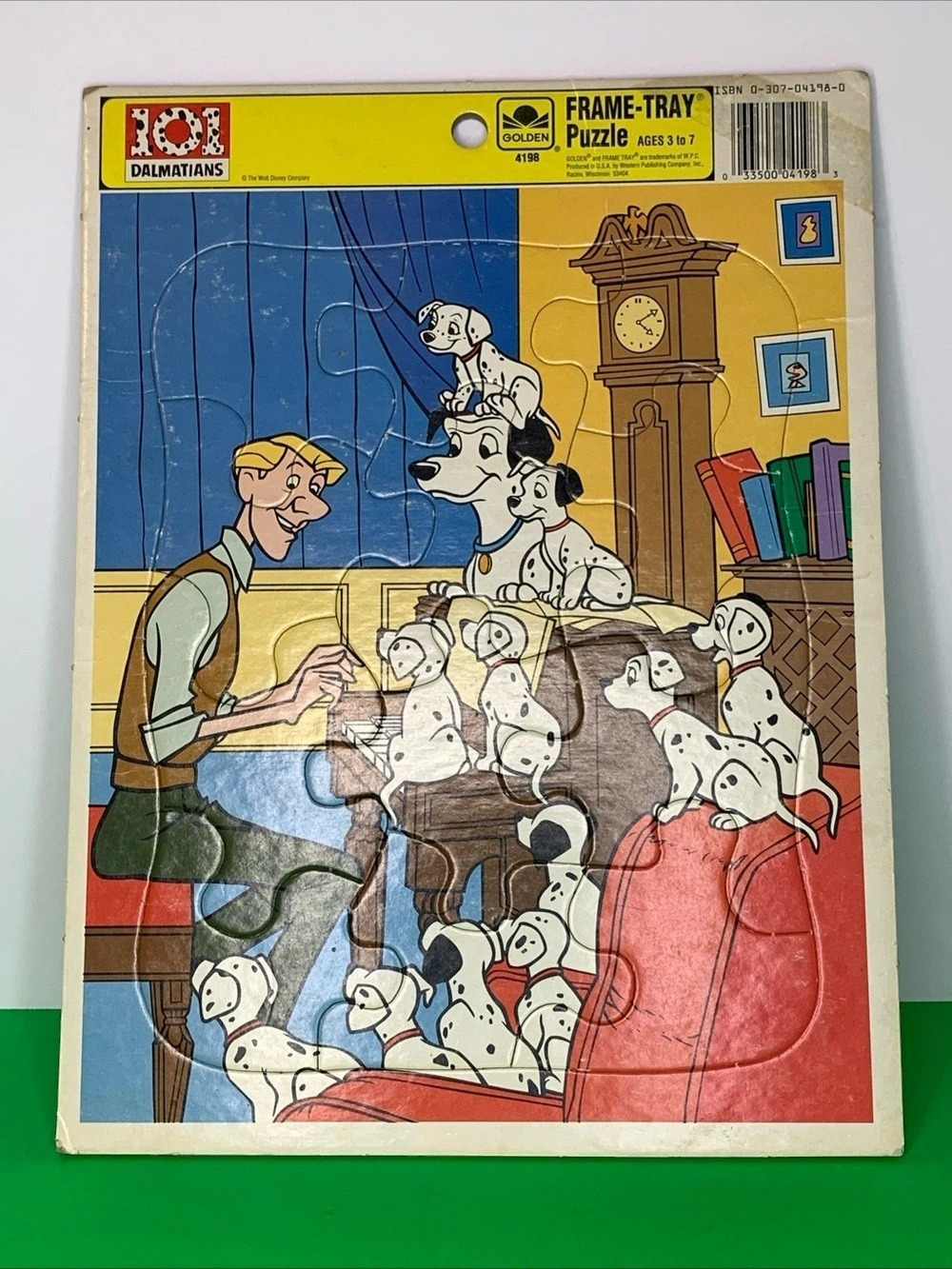 Golden 101 Dalmatians Frame-Tray Puzzle Vintage